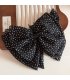 HA270 - Korean Retro Polka Dot Bow Hair Clip